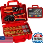 Peba Open Barrel Crimping Tool Kit - 20 Sizes Spade Connectors Terminals New. Price: $76.99.