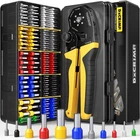 Dxcrimp Ferrule Crimping Tool Kit, Awg 24-4 (0.25-25MM ) Hexagonal Ratchet Cr... New. Price: $55.01.