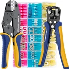 Crimping Tool For Heat Shrink Connectors Set With 280PCS Awg 22-10 Marine Grade New. Price: $79.63.