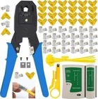 Leatbuy Network Tool Kit For RJ45/CAT5/CAT6, Professional Crimper Connecto New. Price: $28.69.