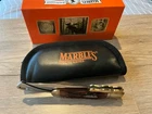 Marbles Stag Bone Safety Folder 6 1/4" Pocket Knife With Zipper Pouch MR204 New. Price: $29.00.