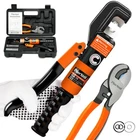 Pliertool 10 Ton Hydraulic Battery Cable Crimper With 9 Dies - New. Price: $91.98.