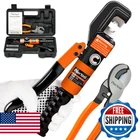 Pliertool 10 Ton Hydraulic Battery Cable Crimper With 9 Dies - New. Price: $76.65.