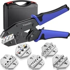Crimping Tool Set 6PCS - Ratchet Wire For Heat Shrink,insulated... New. Price: $43.67.