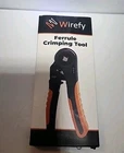 Wirefy Ferrule Crimping Tool Adjustable Terminal Crimper 28-7 Awg New. Price: $12.99.