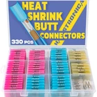 330PCS Haisstronica Heat Shrink Butt Connectors-marine Grade Waterproof Electric New. Price: $59.22.