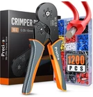 Crimping Tool Kit, Preciva Upgrade Double & Single Ferrules Connector... New. Price: $37.99.