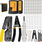 Leatbuy RJ45 Tool Kit Crimper CAT5/CAT6 Crimping Set For Pass Thro... New. Price: $58.65.