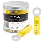 Wirefy 90 Pcs Heat Shrink Ring Terminals 1/4" -yellow 10-12 Awg New. Price: $21.99.
