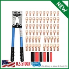 Battery Cable Lug Crimping Tool For AWG10-1/0, Wire Terminal Crimper With 60PCS New. Price: $41.02.