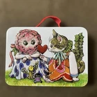 Yuko Higuchi Lawson Tin Small Tool Box Empty New. Price: $36.00.