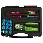 Jrready ST2161-1 Aviation Tool Kit NEW-AS2G Miniature Crimper M22520/2-.... Price: $458.26.