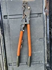Thomas & Betts TBM5 Compression Lug Splice Terminal Crimper Tool + 2 Dies Usa Used. Price: $155.00.