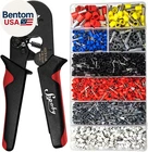 Ferrule Crimping Tool Kit Crimper Plier (awg 28-7) With 1800PCS Wire New. Price: $39.55.