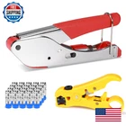 Hiija Cable Crimper Kit Coaxial RG6 Compression Tool 20PCS F New. Price: $29.05.