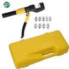 Hydraulic Crimper 6 Ton Crimping Tool Wire Battery Cable Lug Terminal W/ 8 Dies New. Price: $38.28.