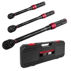 Wett 3PCS Torque Set, 1/4'' & 3/8'' 1/2'' Drive Click Wrench, New. Price: $102.58.