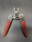 Vintage Wal 595-GC-760 Adjustable Wire Strippers Dial Electrician Tool Red Used. Price: $16.14.