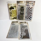 Lot Of 5 Tim Holtz Stampers Anonymous Mixed Media Stamps Stencil Scrapbooking New. Price: $19.99.