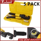 Findmall 5 Pack 6 Mt Hydraulic Crimping Tool Wire Battery Cable Lug Terminal New. Price: $122.57.