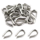 Phituoda M5 Stainless Steel Thimble For 5/32" - 3/16" Dia Wire Rope Cable New. Price: $11.94.