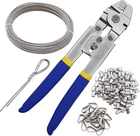 Mankk Wire Rope Crimping Tool Kits Swaging Cable Crimps Up 2.2M New. Price: $37.18.
