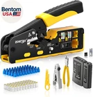 RJ45 Crimping Tool, CAT6 CAT5 Pass Through Ethernet Kit New. Price: $53.59.
