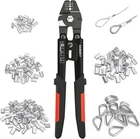 Sanuke Wire Rope Crimping Tool For 3/64 1/16 5/64 Inch Aluminum Loop Sl New. Price: $33.73.