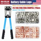 140/240X Battery Cable Lug Tinnrd Copper Ring Crimp Terminals Wire Connector Kit New. Price: $65.99.