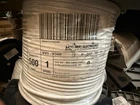 RG59 White 500' Foot Coaxial Cable Spool RG-59/U New 22 Gage. Price: $47.26.