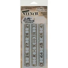 Stampers Anonymous Tim Holtz Layered Stencil 4.125"X8.5"-MEASURED New. Price: $11.10.