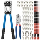 Joyumy Battery Cable Lug Crimping Tool Kit, Awg 10-1/0 Extra Large, Blue New. Price: $39.99.