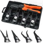 Preciva Snap Ring Pliers Set - Internal/external Circlip With 4 Pcs Strai New. Price: $24.66.