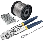 Wire Rope Crimping Tool Kit - 1/16" 304 Stainless Steel Cable (165FT, 7X7 Str... New. Price: $49.37.