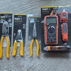 Klein Tools Electrical Test Kit Lineman Pliers, Stripper/cutter, Multimeter New. Price: $89.99.