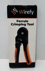 Wirefy Ferrule Crimping Tool Adjustable Terminal Crimper 28-7 Awg New. Price: $24.99.