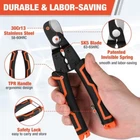 Valuemax 7 Inch Wire Stripper, Cable Cutters, Jacket Removal Tool New. Price: $19.99.
