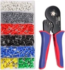 Hks Ferrule Crimping Tool Kit Square Crimper Plier (awg 23-7) With 190 New. Price: $35.11.