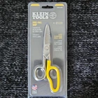 Klein Tools 21010-6-SEN Free-fall Snip Scissors, Stainless Steel, Yellow New. Price: $25.00.