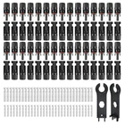 Lepitery MC4 Solar Connectors 30 PAIRS/60PCS Panel Cable Black New. Price: $39.69.