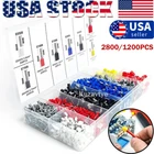 2800PCS Wire Ferrules Terminals Insulated Cord Pin Ends For Electric New. Price: $43.94.