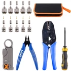 Glarks Coaxial Cable Tool Set, Rf Connector Crimping + Black,blue New. Price: $37.19.