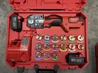 Milwaukee 2679-22 M18 Force Logic 600 Mcm In-line Electrician Crimper Kit Used. Price: $1999.00.