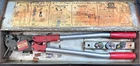 Thomas & Betts TBM5 Compression Lug Splice Terminal Crimper Tool + 3 Dies Usa Used. Price: $245.00.