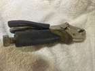 7 Locking Pliers Cr-v Steel Curved Jaw With Blue Comfort Grip Handles Used. Price: $12.98.