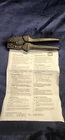 Harting Service Rm Crimp TOOL09990000021 26-18/16/14 Awg New. Price: $319.95.