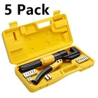 5PCS 6 Mt 8 Dies Hydraulic Crimper Crimping Tool Wire Battery Cable Lug Terminal New. Price: $127.90.