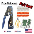 RJ45 Tool Kit Set, Ethernet Pass Through Crimper, Network CAT5E CAT6 New. Price: $25.98.