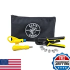Klein Tools VDV026-212 Coax Installation Kit Crimp Cable Cutter Stripper New. Price: $87.95.