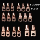 100PCS Copper Lug Ring Wire Connectors SC6-25 Bare Electric Crimp Terminal Kits New. Price: $32.99.